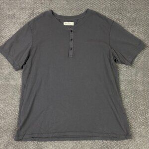 Imogene + Willie Henley Shirt Men's XXL Gray Short Sleeve Cotton XX-Large and